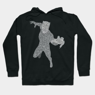 Black Panther - white Hoodie